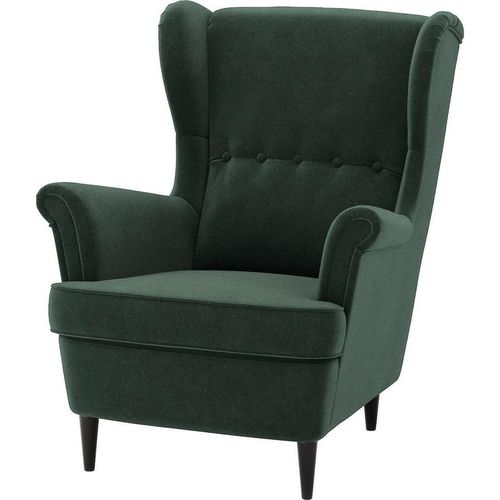 cumpără Fotoliu Ikea Strandmon (Djuparp Verde Inchis) în Chișinău 