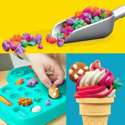 cumpără Set de creație Hasbro G0028 Набор Play-Doh Playset Rainbow Swirl Ice Cream în Chișinău 