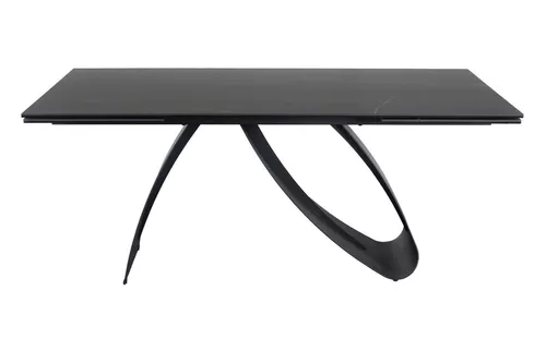 купить Стол Signal Diuna 160(240)*90 ceram.bialy statua/cz.mat в Кишинёве 