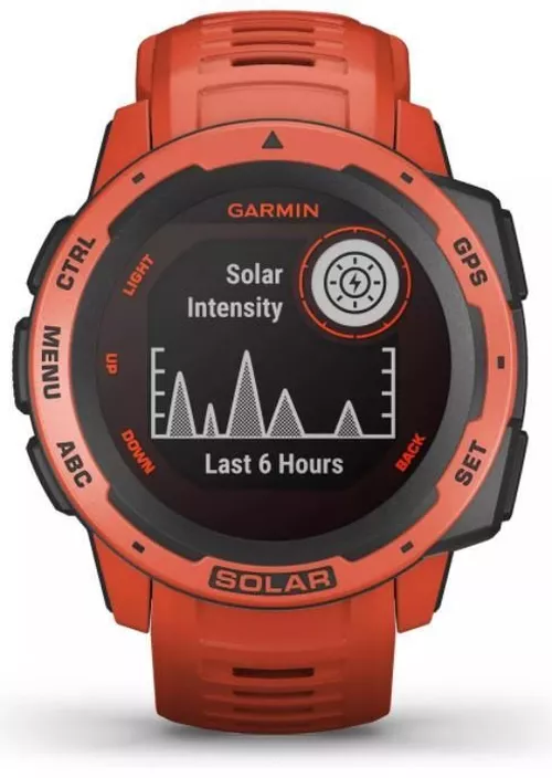 купить Смарт часы Garmin Instinct Solar Flame Red в Кишинёве 