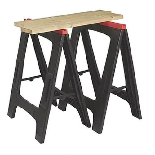 cumpără Tripod pentru construcţii Keter 57728 Saw Horses, suport pentru ferastrau 2buc, 58x102x79cm, max.340kg în Chișinău 