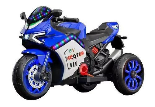 cumpără Mașină electrică pentru copii Richi (64774) Motocicleta pe acumulator albastra (JMBD583) în Chișinău 