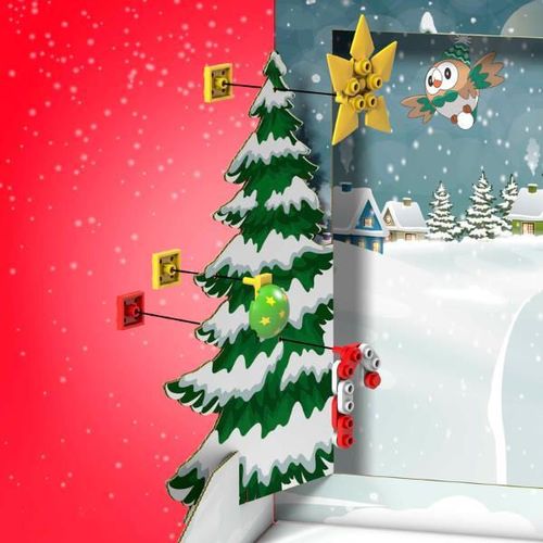 купить Конструктор Mattel GYG99 Calendar Advent Pokemon (24 zile) cu set de construcție в Кишинёве 