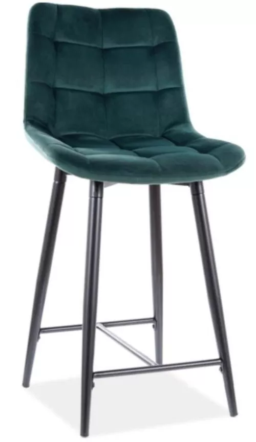 cumpără Scaun de bar Signal Chic H-2 velvet în Chișinău 