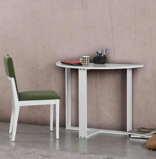 cumpără Masă de birou Trendy Middle, Alb, 106x77x45cm în Chișinău 