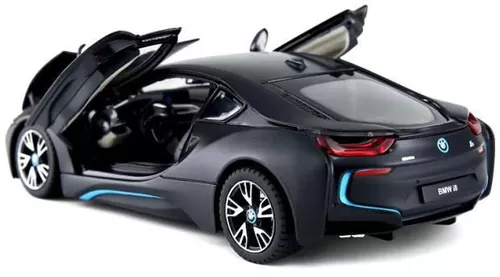 купить Машина Rastar 56500 Die cast 1:24 BMW i8, neagra, 60586 в Кишинёве 