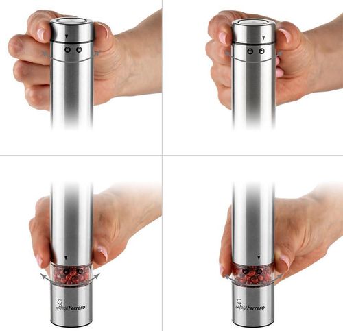 купить Мельница для соли и перца Luigi Ferrero FR-306E, Inox в Кишинёве 
