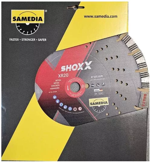 купить Диск отрезной Samedia Q12021-311629 disc diamantat pt beton Shoxx XR20 d.350x25.4 22 seg в Кишинёве 