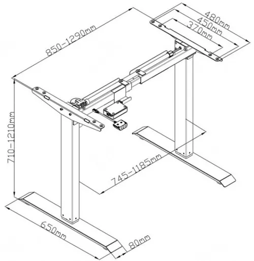 cumpără Masă pentru calculator sc ET114 WH, blat alb, 1400x700 în Chișinău 