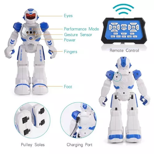 купить Робот Essa 6088 Robot Jack Royal cu telecomandă, albastru și roșu в Кишинёве 