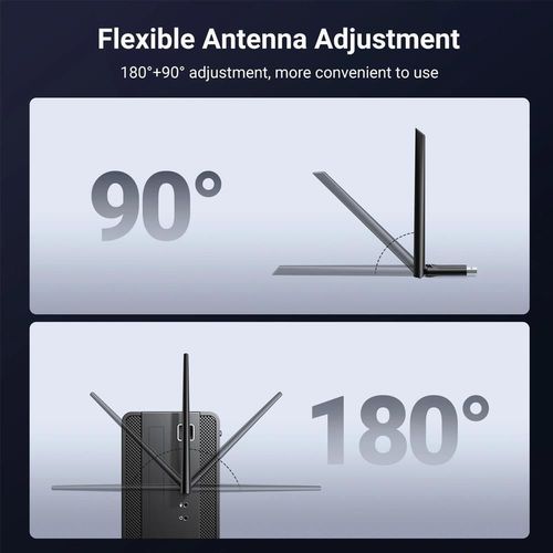 купить Wi-Fi адаптер Ugreen 35265 AX900 USB High-Gain Dual Band Wi-Fi Adapter CM763 в Кишинёве 