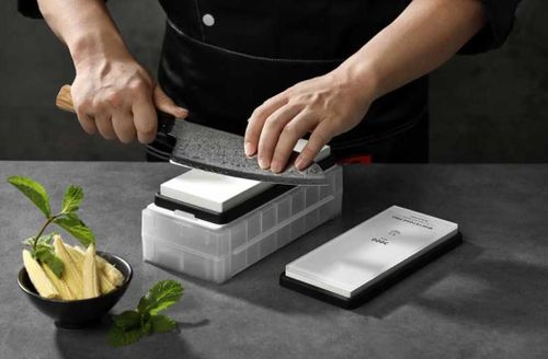 cumpără Ascutițor cuțite Takumi TK-MDS-3/10 Single Side Glass Whetstone 3000#/10000# în Chișinău 