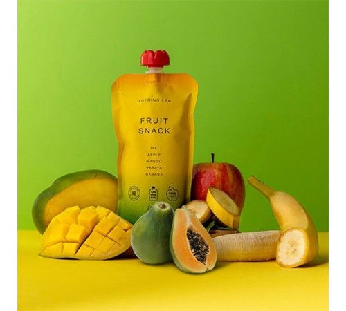 Пюре Nutrino Lab Fruit Snack яблоко-манго-папайя-банан 200 г 