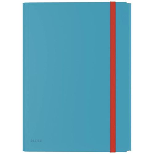 купить Папка для документов Leitz 46190061 Mapa din plastic cu elastic Cosy A4, albastra в Кишинёве 