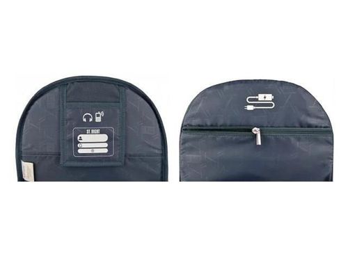 cumpără Rucsac pentru copii St.RIGHT 57804 Ghiozdan scolar 32x21x43cm, Violet Gradient Wave în Chișinău 