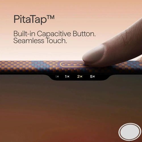 купить Чехол для смартфона Pitaka iPhone 17 Pro Breath of Veins Edge (Burning Orange-01) (BV1701P) в Кишинёве 