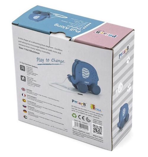 cumpără Jucarie de tras și împins Viga 44004 Pull Along Elephant în Chișinău 