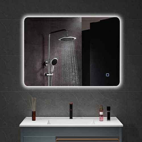 купить Зеркало для ванной Bayro Moon 800x600 LED touch нейтральный в Кишинёве 