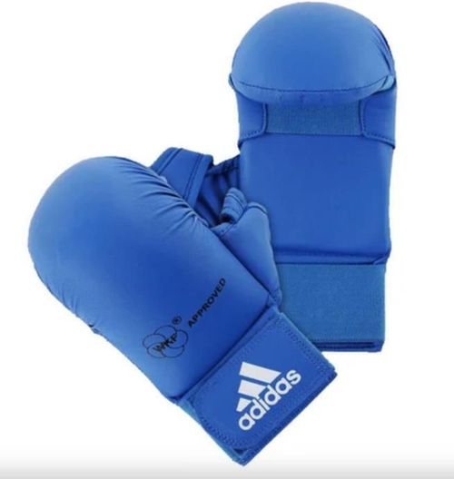 купить Товар для бокса Adidas 20446 WKF Karate Mitt Bigger L Blue в Кишинёве 