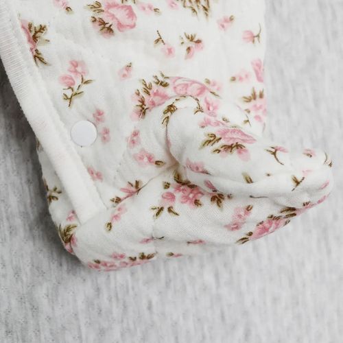 купить Детская одежда Minikin 241901762 Muslin Комбинезон с капюшоном цветы 1-3 мес (62 см) в Кишинёве 