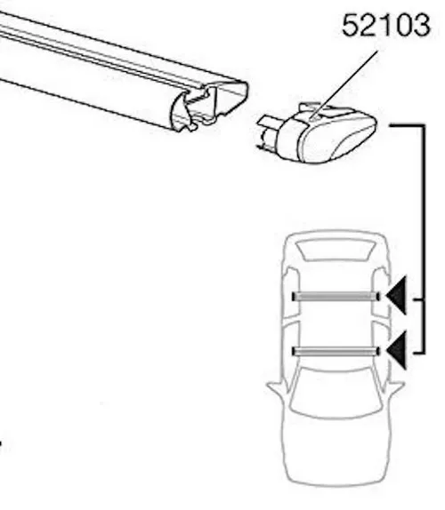 купить Багажная система THULE Accesoriu Quick Draw Endcap LH 1500052103 в Кишинёве 