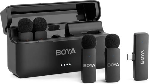 купить Микрофон Boya BY-V4U Four-Channel with Type-C Plug, Black в Кишинёве 