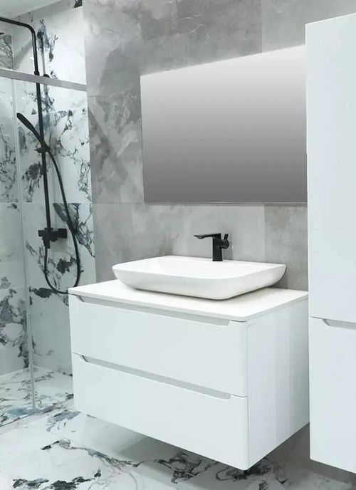 cumpără Dulap pentru lavoar Bayro Bergamo 800 sub blat, alb mat în Chișinău 