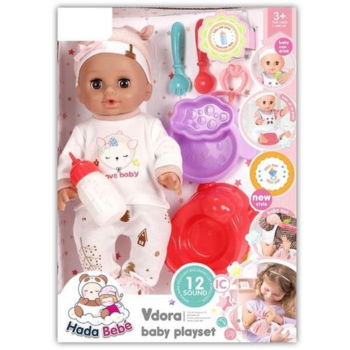 купить Кукла Essa WZB901-5 Păpușă vorbitoare în costumaș roz cu accesorii в Кишинёве 