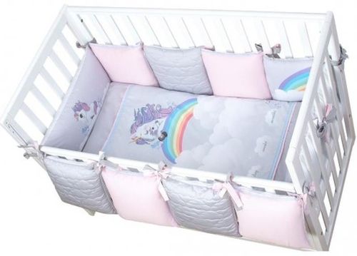 купить Детское постельное белье Veres 217.10 Unicorn Love (6 ед.) в Кишинёве 