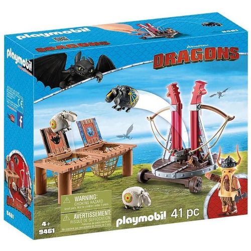 купить Конструктор Playmobil PM9461 Gobber the Belch with Sheep Sling в Кишинёве 