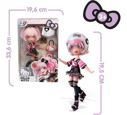 купить Кукла miscellaneous HKTF1000 Hello Kitty,Papusa Manga Golden Diva Roller cu accesorii в Кишинёве 