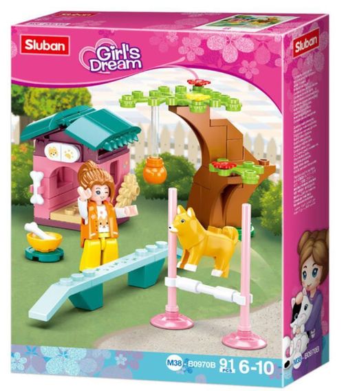 купить Конструктор Sluban B0970 Set de constructie Parc de distractii pentru animale de companie 6 modele 79-91elem. в Кишинёве 