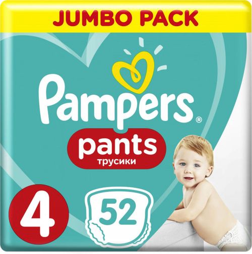 Подгузники-трусики Pampers Pants 4 (9-15 kg) 52 шт 