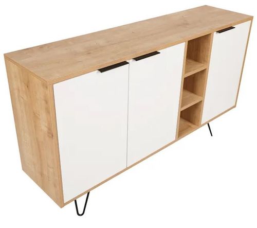 cumpără Casetieră Trendy Clara, Stejar, Alb 142x83x35cm în Chișinău 