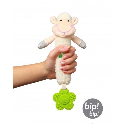 Пищалка плюшевая Babyono Sweet Lambie 