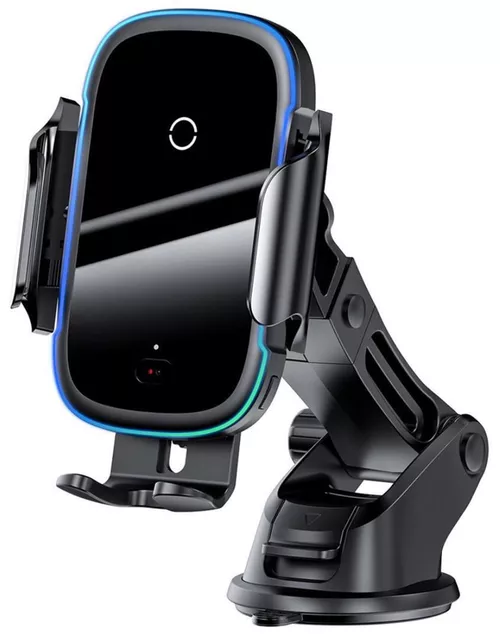 купить Автомобильный держатель Baseus WXHW03-01 15W Qi Black в Кишинёве 