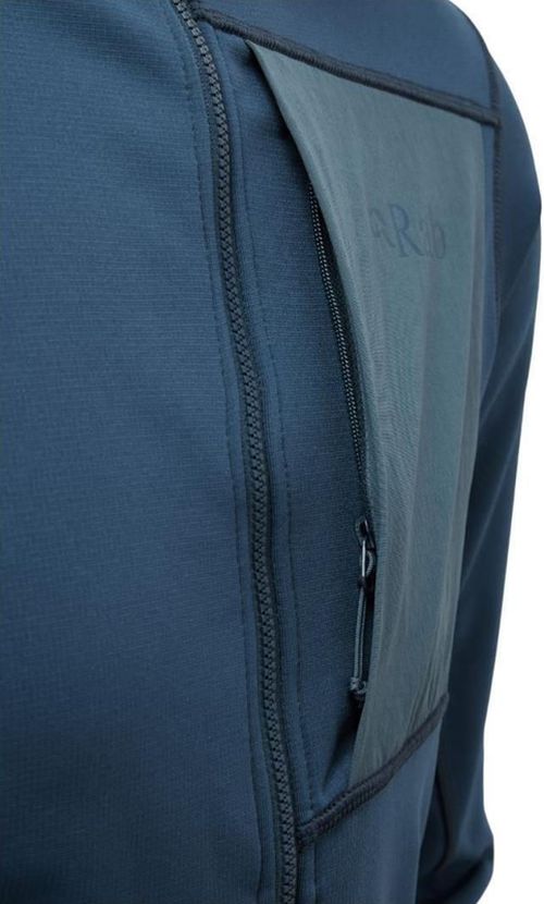 купить Одежда для спорта Rab Jacheta barbati Superflux Hoody Tempest Blue L (QFG-13-TMB-LRG) в Кишинёве 