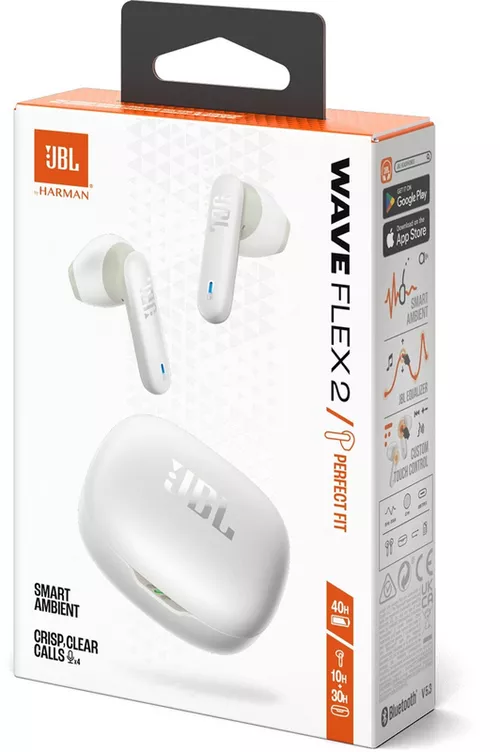cumpără Căști fără fir JBL Wave Flex 2 White în Chișinău 