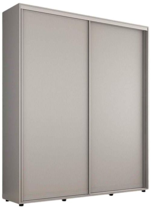 купить Шкаф Mobildor-Lux Compact uși glisante PAL fără ornament (220x45x230H cm) Grey в Кишинёве 