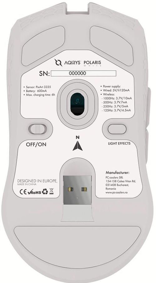 cumpără Mouse Aqirys Polaris White în Chișinău 