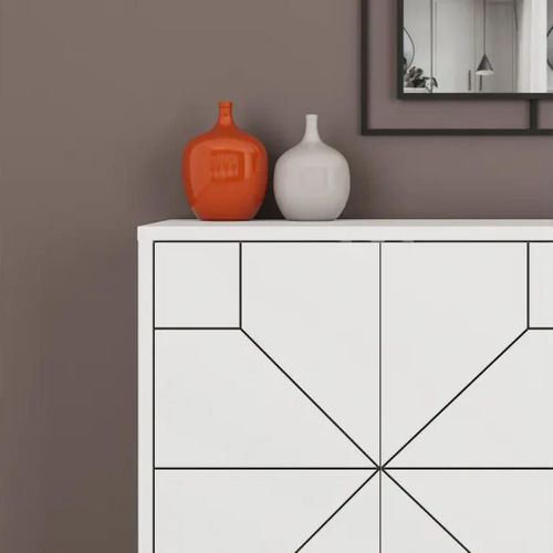 cumpără Casetieră Trendy Duna, Alb 123x62x35cm în Chișinău 