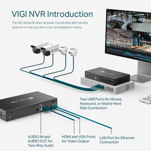 купить Регистратор TP-Link VIGI NVR1008H 8 Channel в Кишинёве 