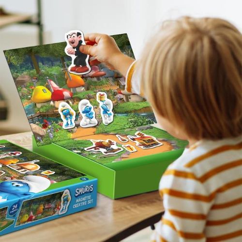 купить Головоломка Dodo 200627 Joc magnetic de dezvoltare Smurfii (24el) в Кишинёве 