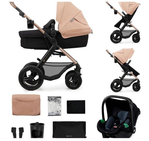 cumpără Сărucior pentru copii KinderKraft 3in1 Moov 2 Air KSMOOV02BEG0000 Sand Beige în Chișinău 