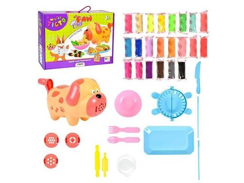 купить Набор для творчества Strateg 57152 Set de modelat Мистер тесто Paw Chef, 37buc в Кишинёве 