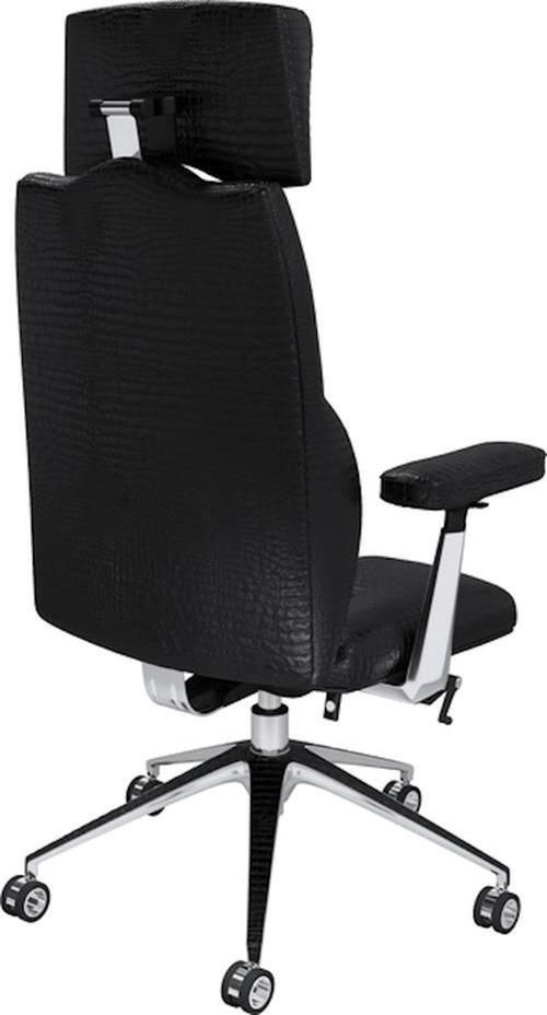 купить Офисное кресло Kulik System Croco black в Кишинёве 