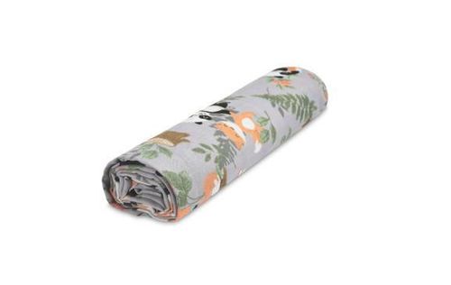 купить Детское постельное белье Sensillo 099241 Покрывало муслин Panda и Лис 120x120см 0001 в Кишинёве 