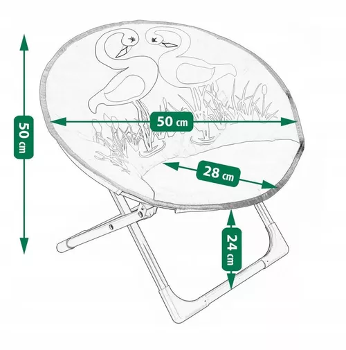 купить Мебель для кемпинга Jumi Flamingo pliant в Кишинёве 