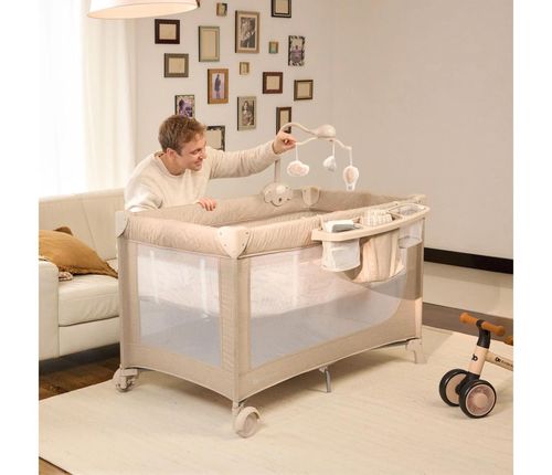 купить Манеж KinderKraft Leody UP Grey (KCLEODUPGRY00AC) в Кишинёве 