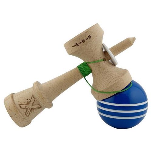 купить Активная игра Essa 165432 Kendama Flippy X Original, 7.5х6х18cm, albastru-alb в Кишинёве 